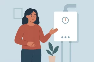 how much space does a boiler need